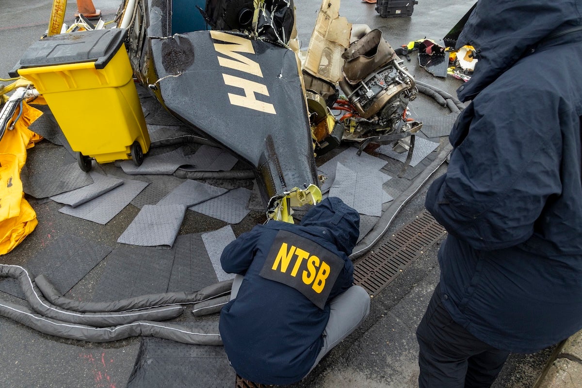 NTSB wreckage