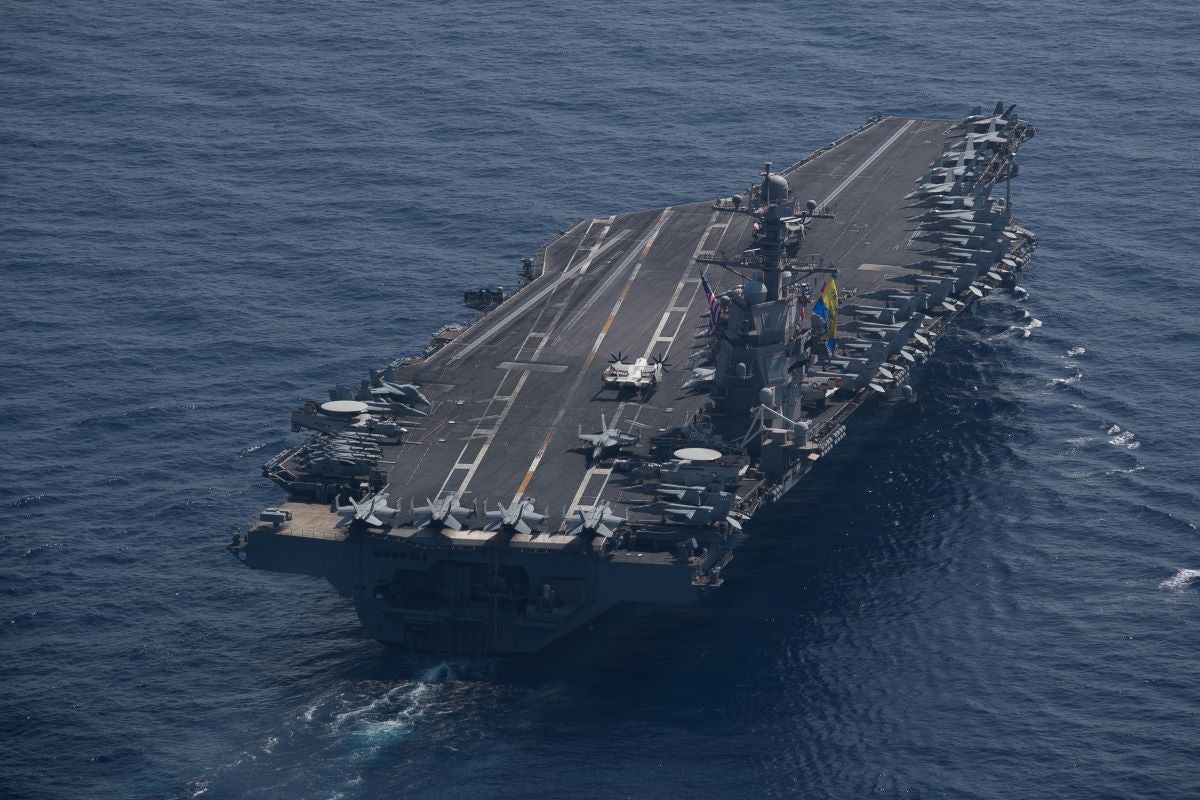 The world's largest aircraft carrier, USS Gerald R. Ford