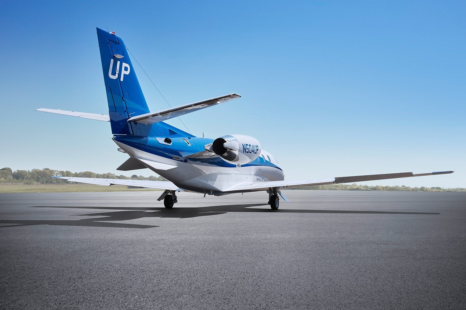 An aircraft from Wheels Up's fleet