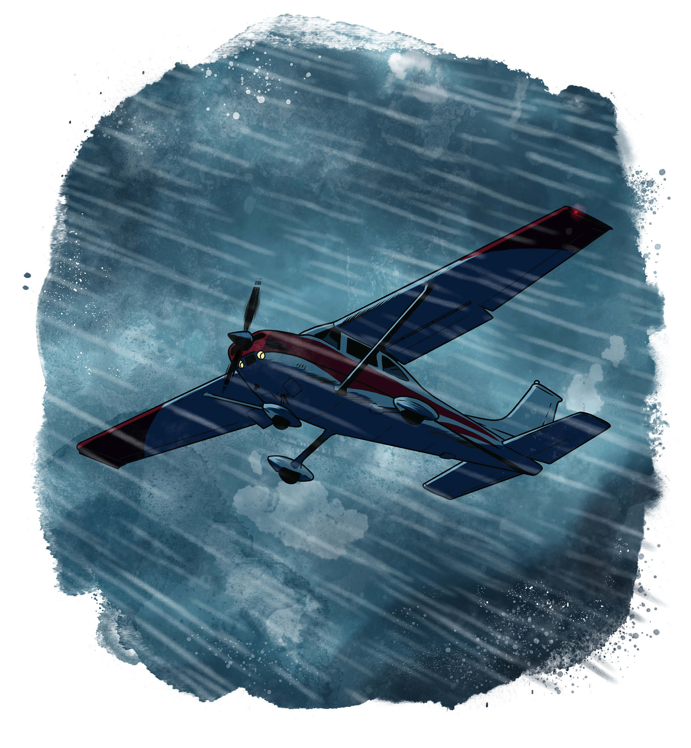 The author says, ‘All I thought was, ‘Great, I can save some time going direct,’ and he accepted. (He did the math later, and it only saved about 12 minutes.) [Illustration: Joel Kimmel]