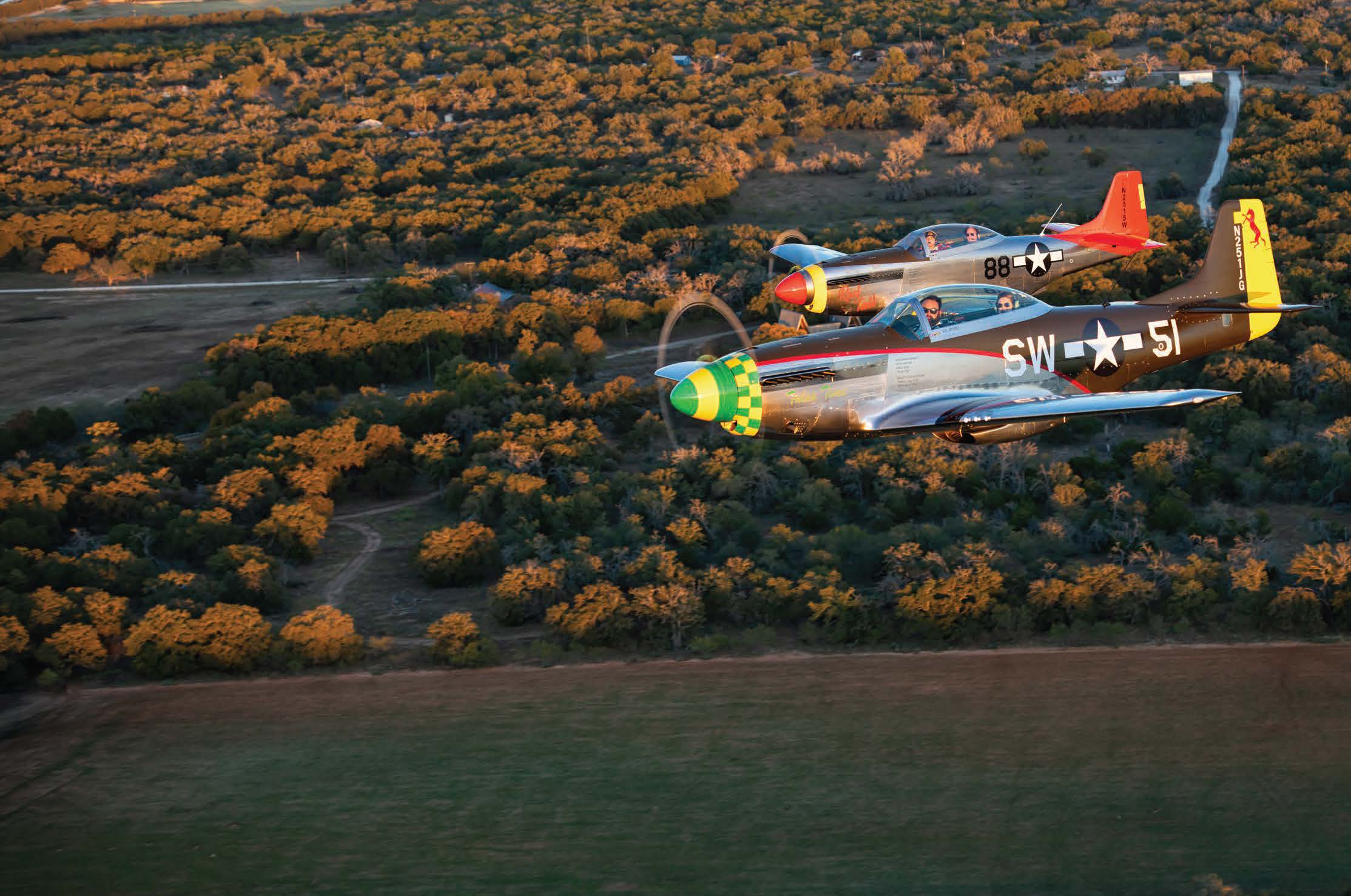 The ScaleWings SW-51 by TacAero is a 72 percent P-51 replica. [Credit: Glenn Watson]