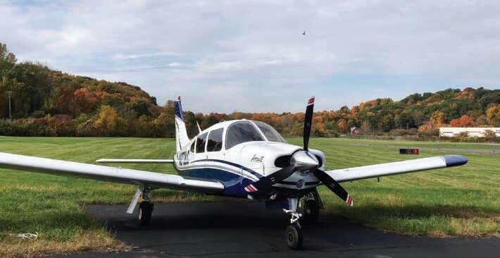 The author summarizes maintenance on his Piper Arrow in an Excel spreadsheet with the date and airframe time. [Credit: Les Abend]