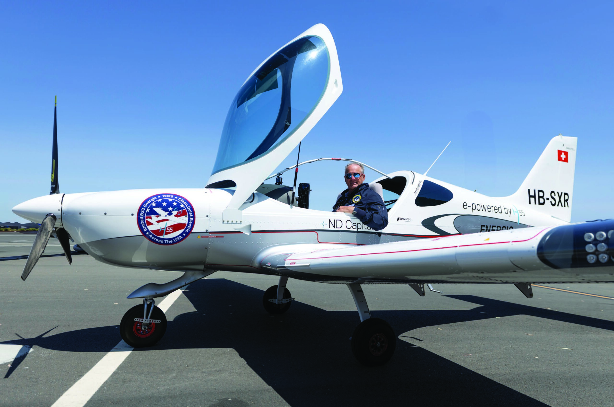 A ramp view of the Bristell B23 Energic. [Courtesy: Christopher Michel]