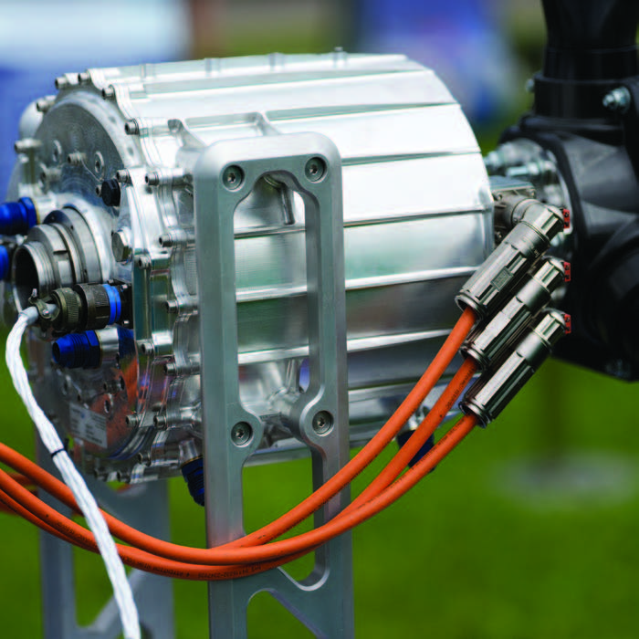 The 104 kW motor uses three separate windings to provide redundancy, should one fail.
The current battery consists of 86 modules, each of which contains 36 4.2-volt cells. [Courtesy: Jim Koepnick]
