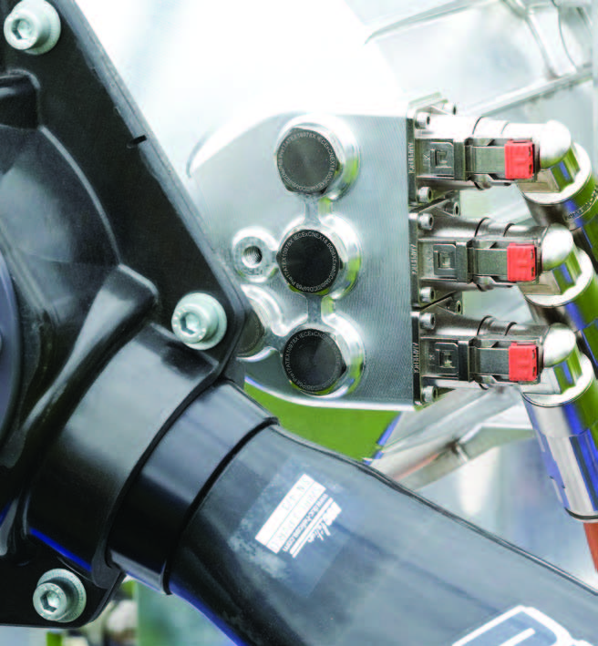 The 104 kW motor uses three separate windings to provide redundancy, should one fail.
The current battery consists of 86 modules, each of which contains 36 4.2-volt cells. [Courtesy: Jim Koepnick]
