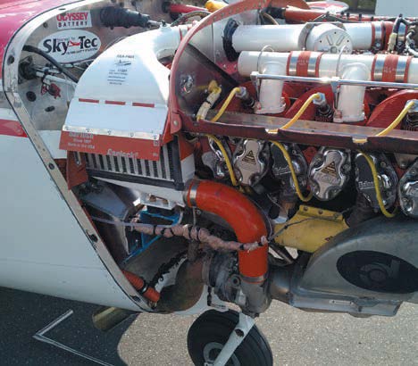 An M20K's Turboplus aftermarket intercooler system [Credit: The Aviation Consumer]