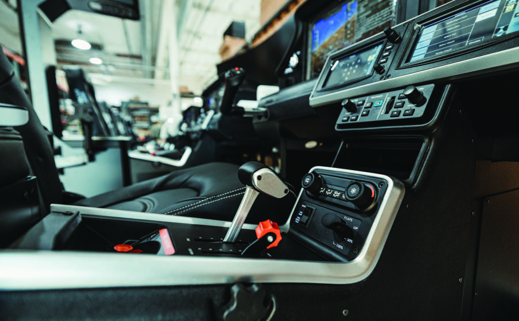 An AATD flight simulator must feature a realistic cockpit representation. [Credit: RealSimGear]