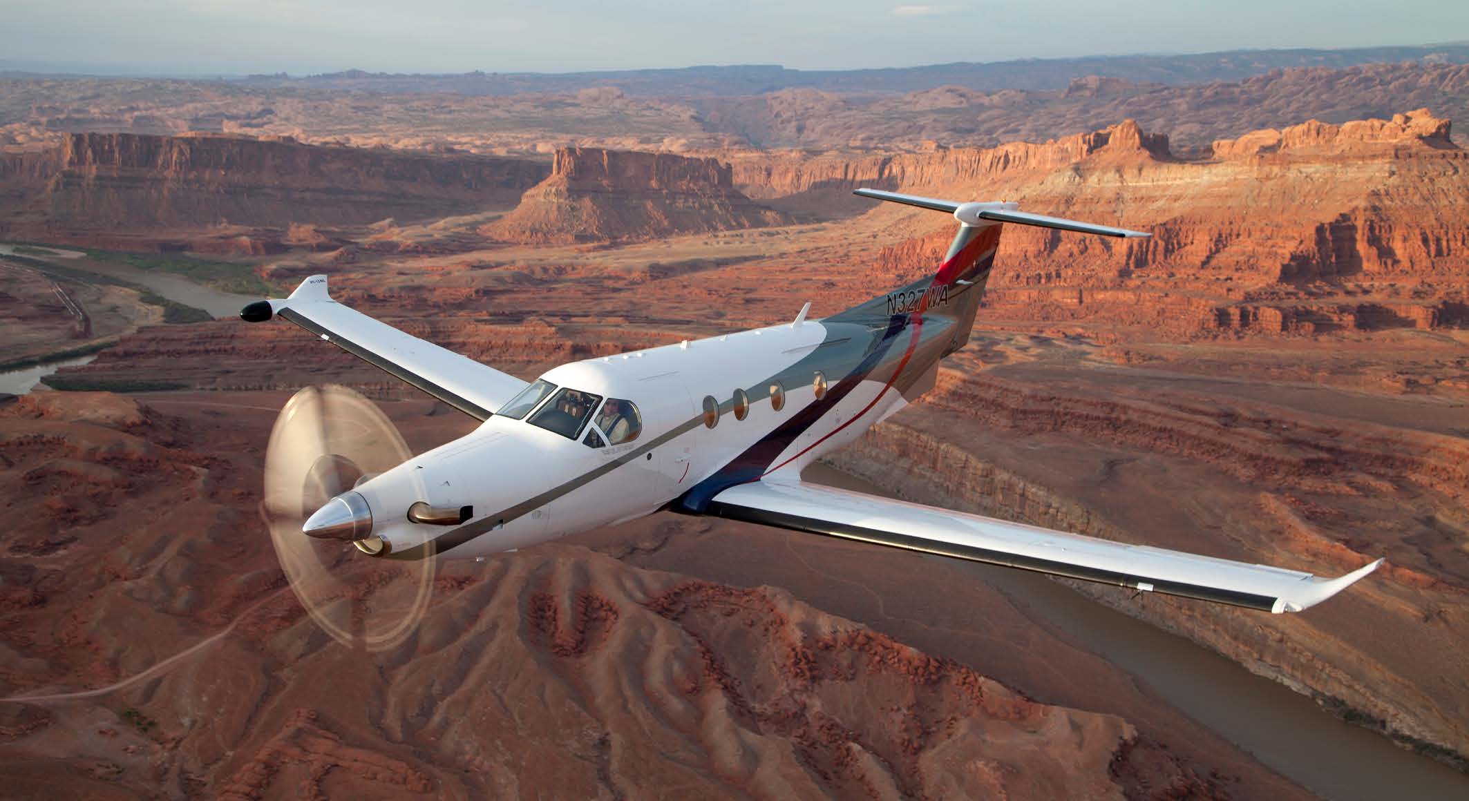Flying over the red rock country in Moab, Utah [Credit: Jessica Ambats]
