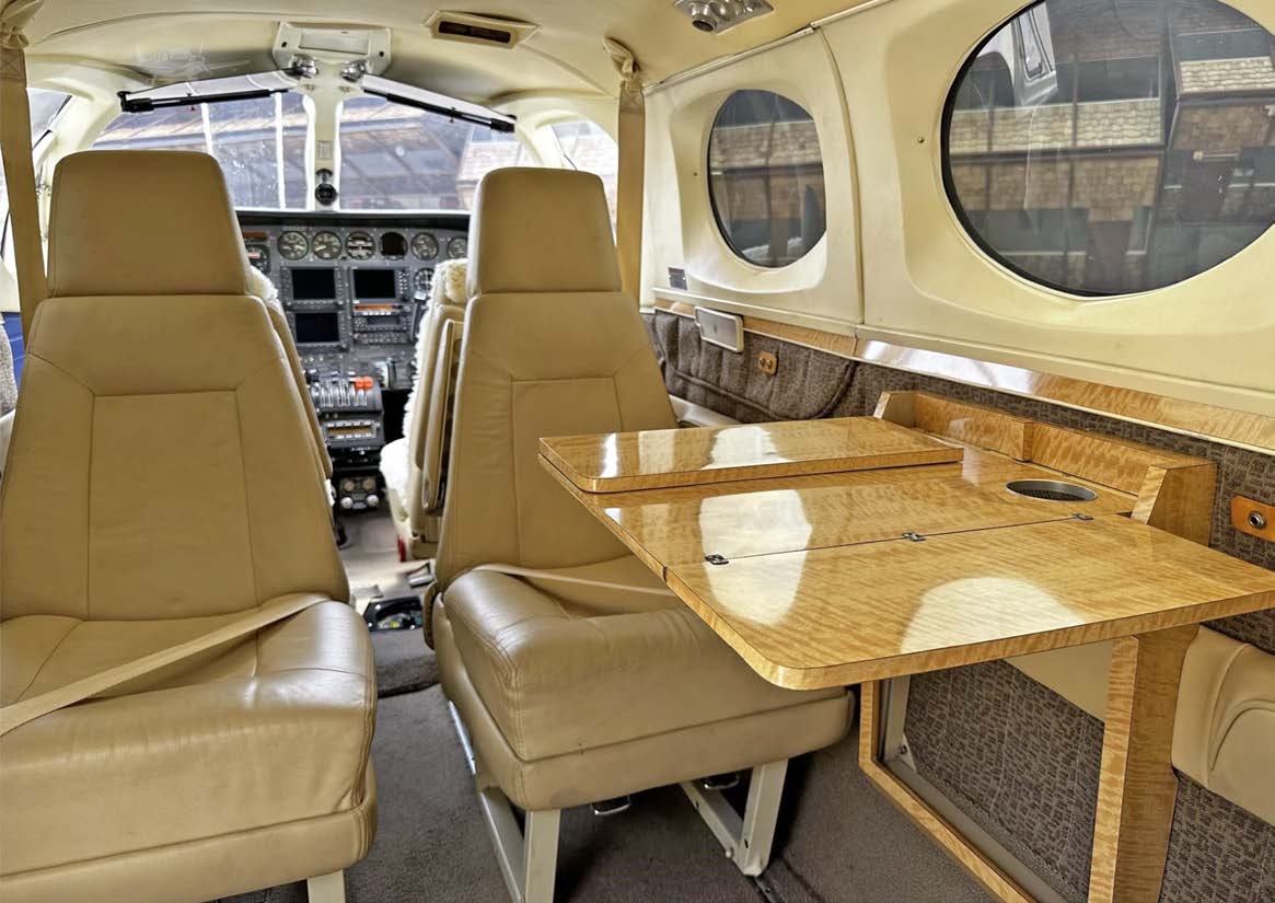 The Cessna 340’s cabin is about the same size as an Aerostar and 4.5 inches wider than a P-Baron. [Credit: The Aviation Consumer]