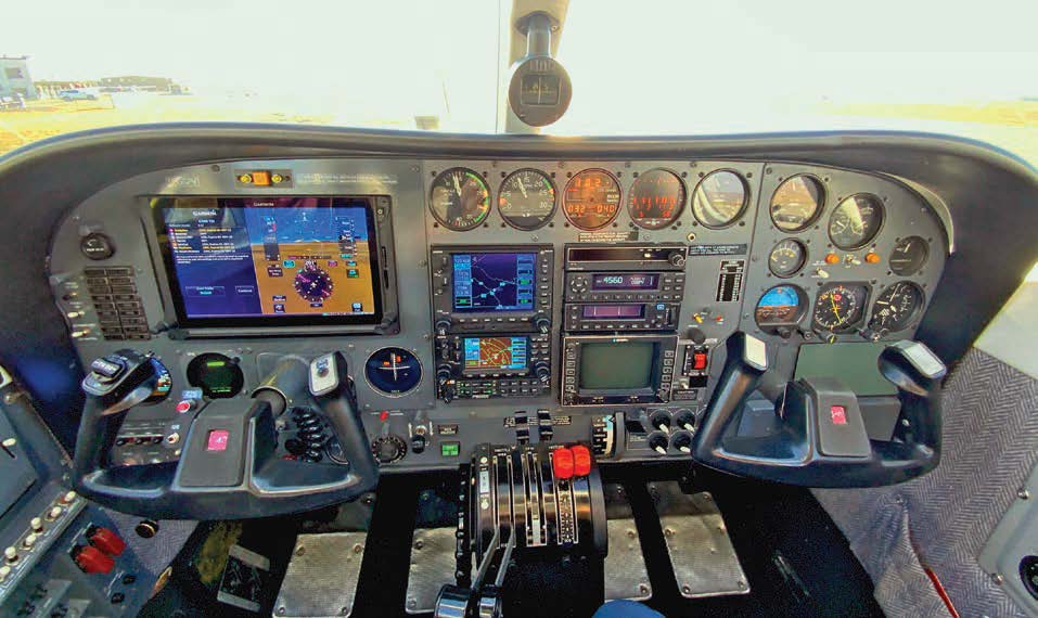 Cockpit of the Cessna 340 [Credit: The Aviation Consumer]