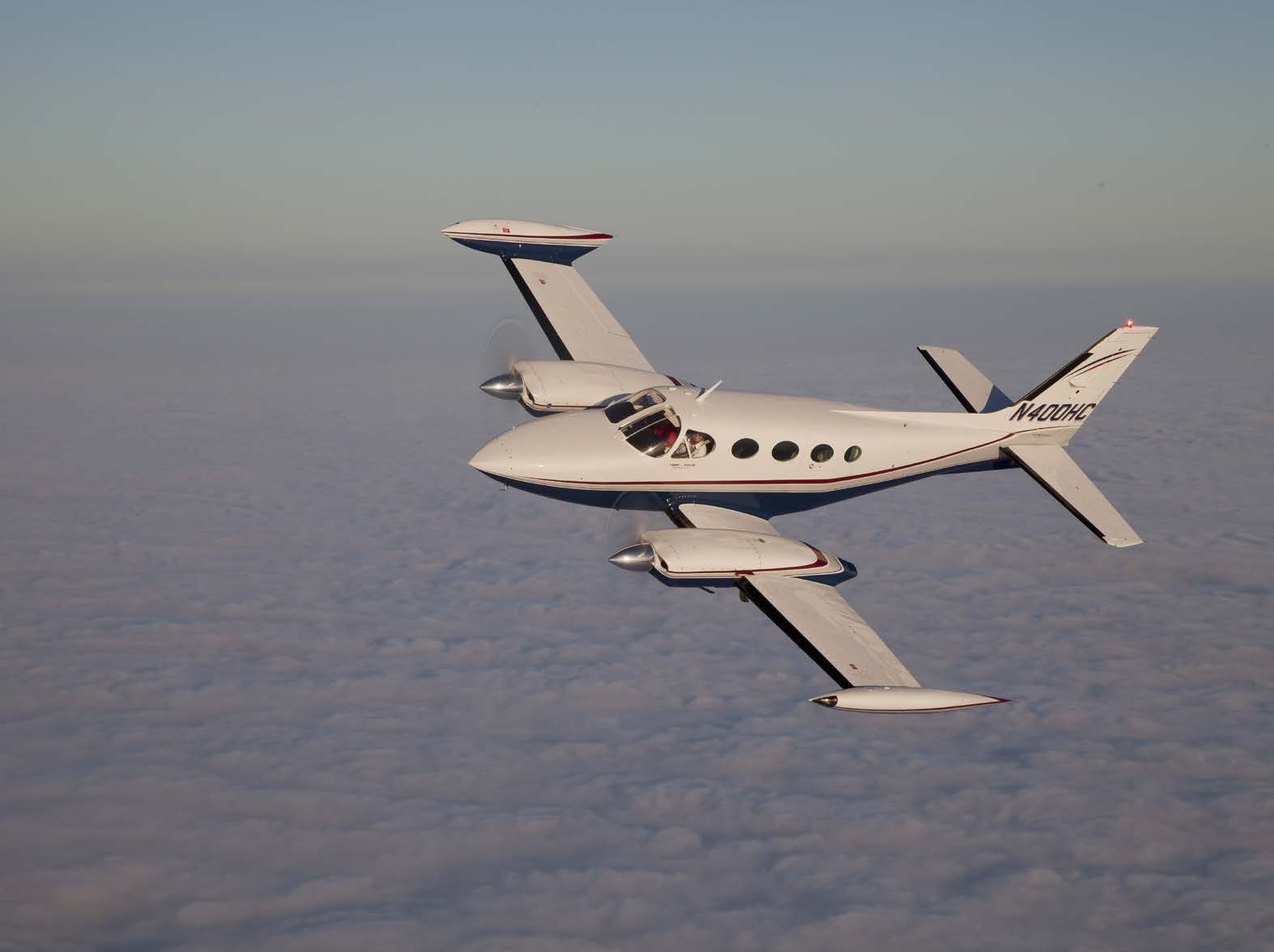 A Cessna 340 shown with the optional RAM conversion. [Credit: Jessica Ambats]