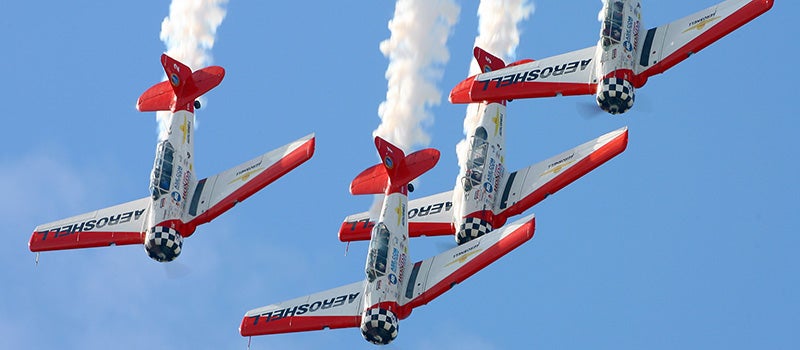 AeroShell Aerobatic Team [Credit: FLYING Archive]