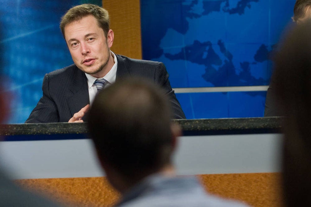 SpaceX CEO Elon Musk NASA press conference