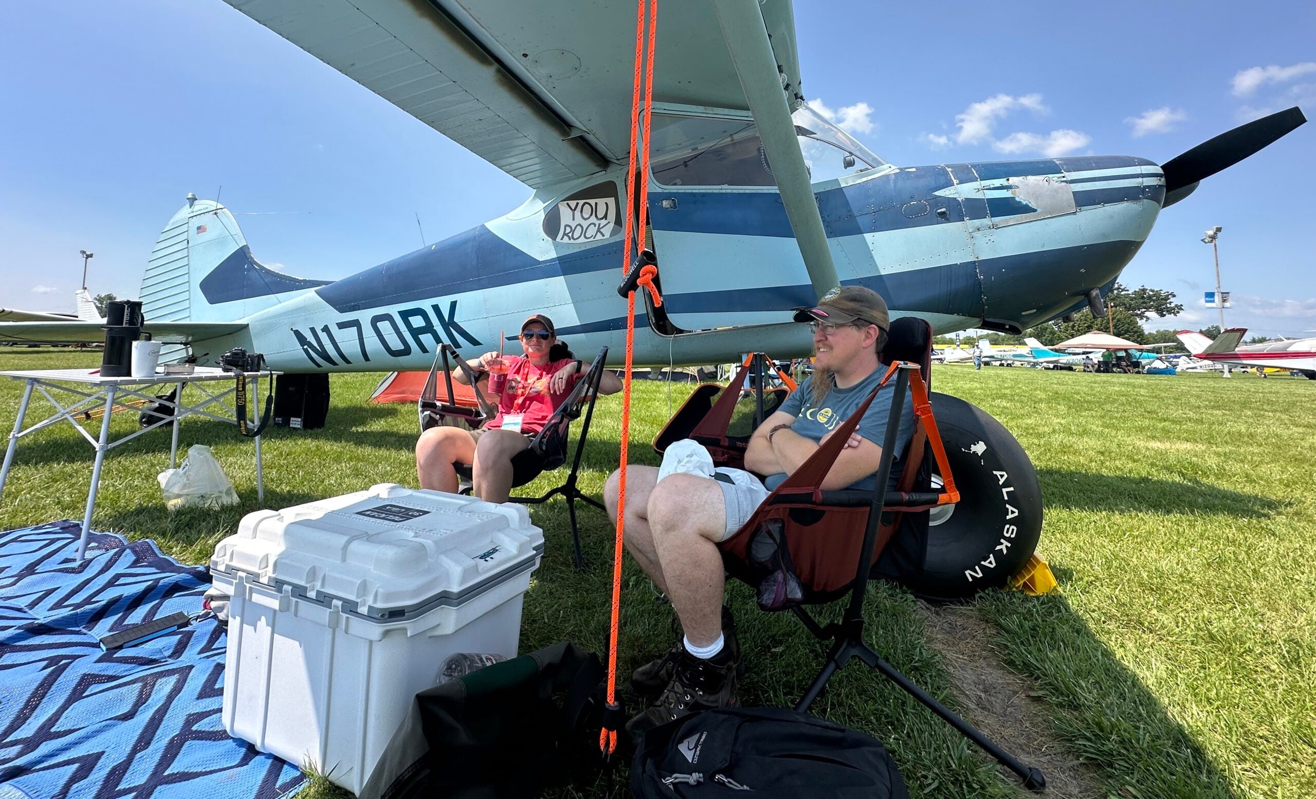  Stargaze chair under a plane