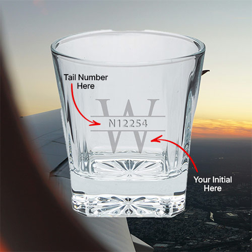 Engraved Rocks Glass