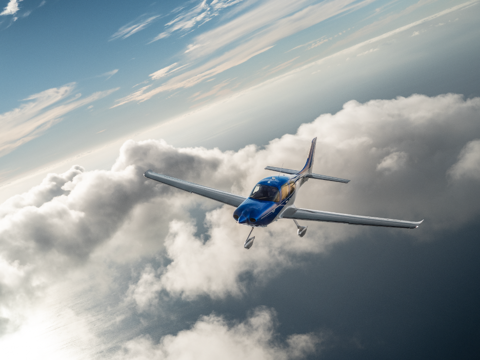 A Cirrus SR22 in flight [Credit: Cirrus Aircraft]