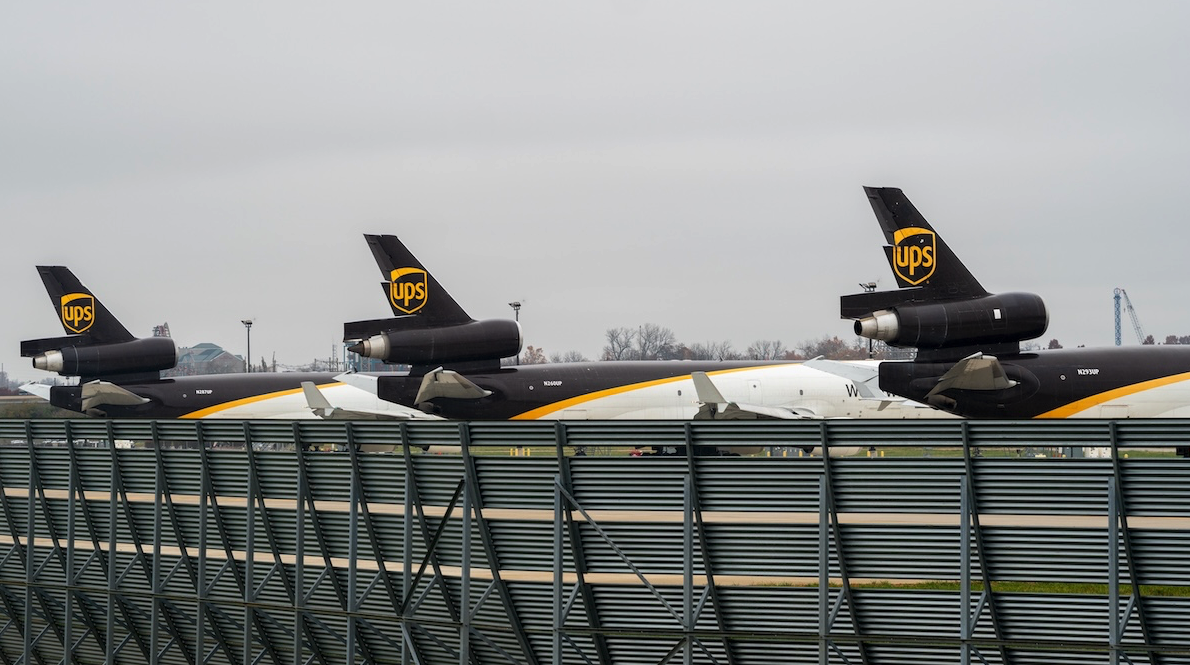 Grounded UPS MD-11 aircraft (Photo: Shutterstock)