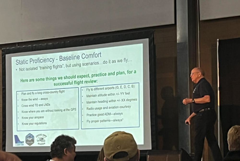 The seminar on flight reviews