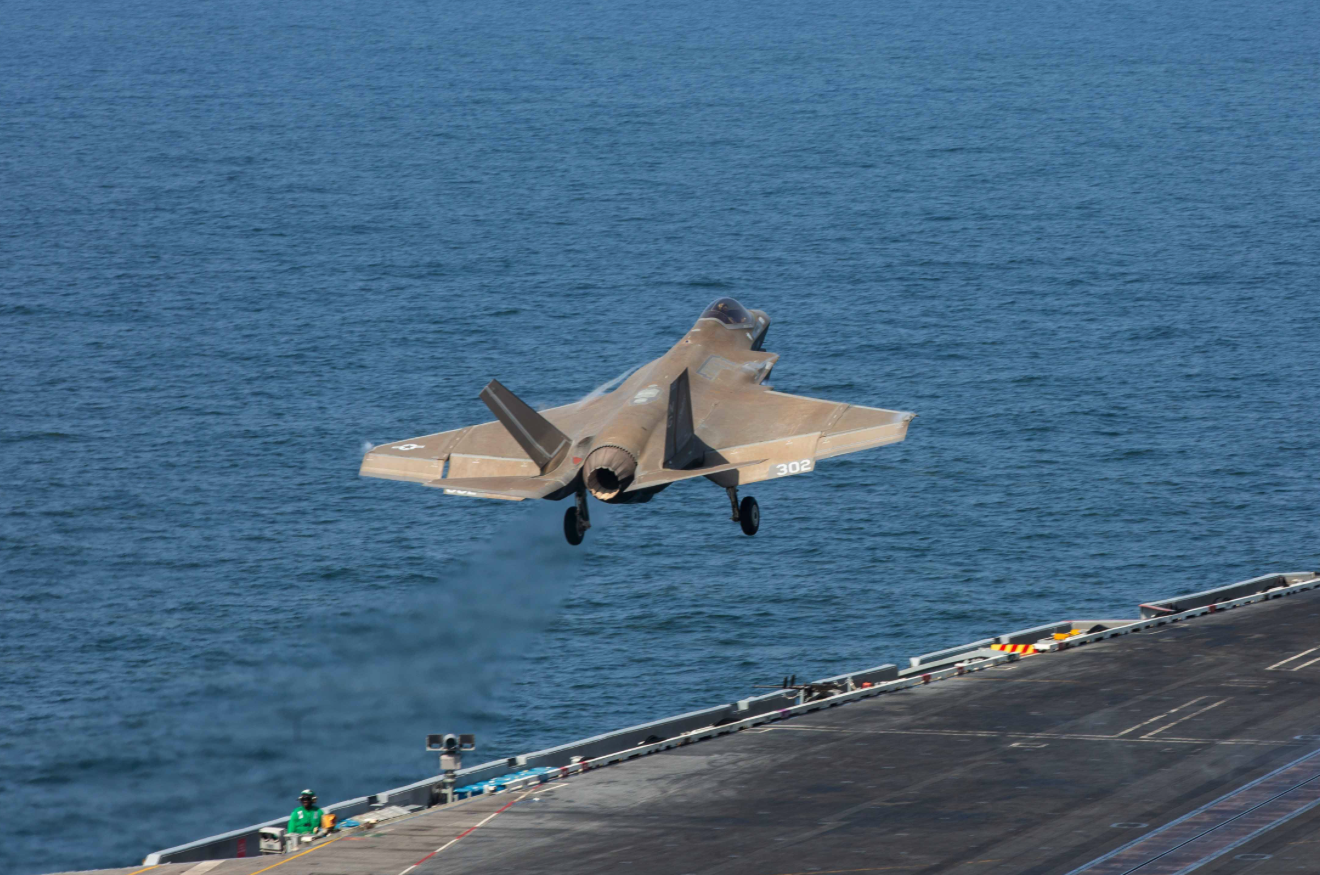 A U.S. aircraft flying as part of Operation Epic Fury [Credit: U.S. Central Command]